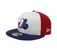New Era Montreal Expos 1969 Cooperstown Authentic On-Field 59FIFTY Fitted Hat, White/Blue/Red, 7.375
