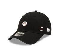 New Era Moto Guzzi Brushed Cotton 9FORTY Cap in Black