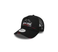 New Era Mesh Trucker Cap - Motorsport Racing Black - One Size