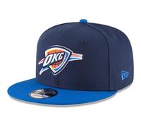 New Era NBA 2-Tone 9FIFTY Adjustable Snapback Hat Cap One Size Fits All, Oklahoma City Thunder, One size