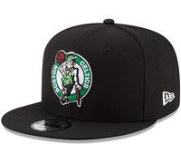 New Era NBA Black 9FIFTY Adjustable Snapback Hat Cap One Size Fits All (Boston Celtics), Black, One size