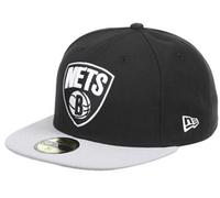 New Era NBA Brooklyn Nets Basic Logo Cap 5950 Fitted Team Cap 6 7/8-7 3/4