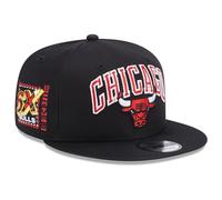 New Era NBA Chicago Bulls Patch 9Fifty Cap Black, Black, S/M (54.9-57.7cm)
