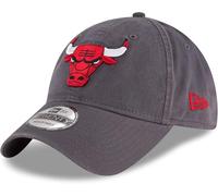 New Era NBA Core Classic 9TWENTY Graphite Charcoal Adjustable Hat Cap One Size Fits All, Chicago Bulls - Graphite, One Size