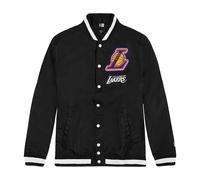 New Era Nba Los Angeles Lakers Logo Varsity Jacket Black