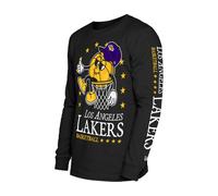 New Era Nba Los Angeles Lakers Oversized Sweatshirt Black