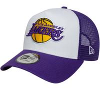 New Era Nba Los Angeles Lakers Side Patch Trucker Cap Purple