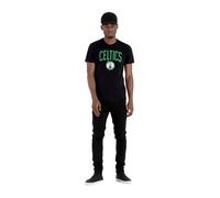 New Era Nba Regular Boston Celtics Short Sleeve T-shirt Black M Men