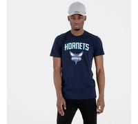 New Era Nba Regular Charlotte Hornets Short Sleeve T-shirt Blue 2XL Men