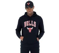 New Era NBA Regular Chicago Bulls Hoodie XS Black/White