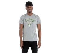 New Era Nba Regular Milwakee Bucks Short Sleeve T-shirt