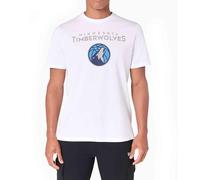 New Era NBA Regular Minnesota Timberwolves Short Sleeve T-Shirt XL White