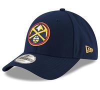New Era NBA The League 9FORTY Team Color Primary Logo Adjustable Hat Cap One Size Fits All, Denver Nuggets, One size