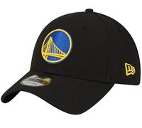 New Era NBA The League 9FORTY Team Color Primary Logo Adjustable Hat Cap One Size Fits All, Golden State Warriors Black, One size