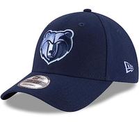 New Era NBA The League 9FORTY Team Color Primary Logo Adjustable Hat Cap One Size Fits All, Memphis Grizzlies, One size