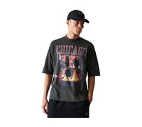 New Era Nba Washed Graphic Chicago Bulls T-shirt Grey