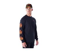 New Era Ne Flag Flame Sweatshirt Black