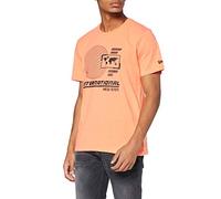 New Era Ne Graphic Tee Org Men's Short Sleeve Pie Orange, M