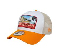 New Era Ne Location Patch Trucker 810 - Med Orange One Size, Orange, One Size