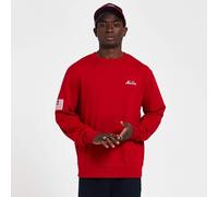 New Era Ne Script Crew SCA T-Shirt, Men, Red, XS