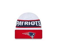 New Era New England Patriots NFL 2023 Sideline Tech Knit OTC White Beanie