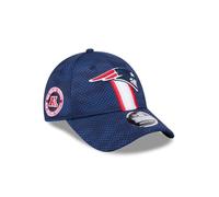 New Era New England Patriots NFL 2024 Sideline Blue 9Forty Adjustable Stretch Snapback Cap
