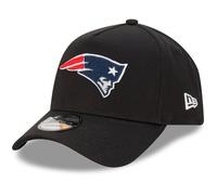 New Era New England Patriots NFL Evergreen Black 9Forty Adjustable A-Frame Cap