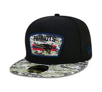 New Era New England Patriots NFL On Field 2021 Salute to Service Black 59Fifty Basecap