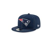 New Era New England Patriots Sideline Road 9Fifty Cap Men's Cap - Dark Blue, Small/Medium