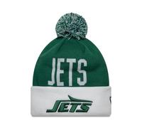 New Era New York Jets London Games Cuff Knit Beanie Green