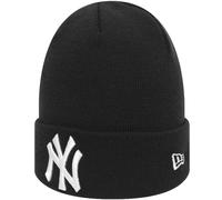 New Era New York NY Yankees MLB Baseball Essential Knitted Beanie Hat - Black