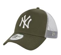 New Era New York Yankees 9FORTY A-Frame MLB Baseball Trucker Cap Hat - Khaki