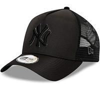 New Era New York Yankees A Frame Adjustable Trucker Cap Trucker Bob Black - One-Size