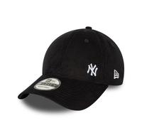 NEW ERA NEW YORK YANKEES BASEBALL CAP.9FORTY CORD FLAWLESS BLACK MLB HAT W25