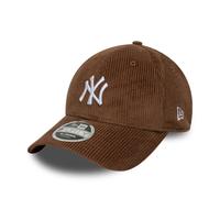 NEW ERA NEW YORK YANKEES BASEBALL CAP.9FORTY M CROWN BROWN CORD SNAPBACK HAT W25