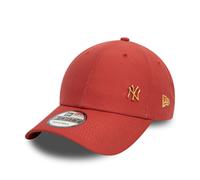 NEW ERA NEW YORK YANKEES BASEBALL CAP.9FORTY MLB FLAWLESS RED STRAPBACK HAT W24