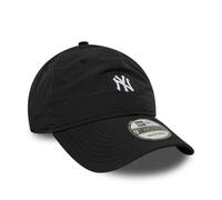 NEW ERA NEW YORK YANKEES BASEBALL CAP.9TWENTY MINI LOGO BLACK STRAPBACK HAT S26