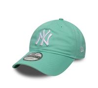 New Era Adult's 9Twenty League Essential MLB New York Yankees Baseball Cap Hat Green Pastel