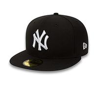 New Era New York Yankees Cap 59Fifty Basecap Baseball Fitted Kappe MLB Schwarz - 7 7/8-63cm (XXL)