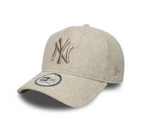 New Era New York Yankees E-Frame Melton Wool Style Cap Beige