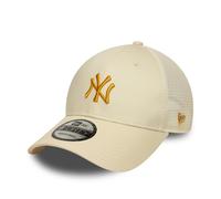 NEW ERA NEW YORK YANKEES HOME FIELD TRUCKER CAP.9FORTY CREAM BASEBALL HAT W24