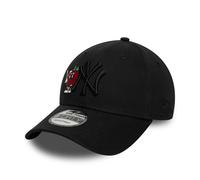 NEW ERA NEW YORK YANKEES ICON BASEBALL CAP.9FORTY MLB BLACK ADJUSTABLE HAT S26