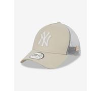 New Era New York Yankees Mlb E Frame Trucker League Essential Cap Beige