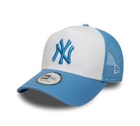 New Era New York Yankees League Essential 9Forty A-Frame Trucker Cap Blue