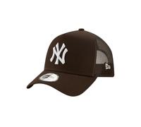 New Era New York Yankees MLB Cap Trucker verstellbar Basecap Kappe Baseball braun NY Snapback Mesh - One-Size