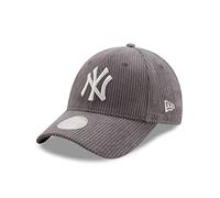 New Era New York Yankees MLB Fashion Cord Grey 9Forty Adjustable Women Cap - One-Size