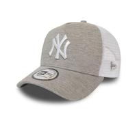 New Era New York Yankees MLB Jersey Essential Light Grey White A-Frame Adjustable Trucker Cap