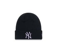 New Era Mens League Essential Cuff Beanie ~ New York Yankees black purple