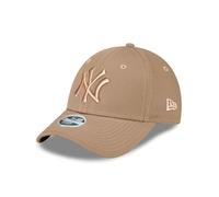 New Era New York Yankees MLB League Essential Lightbrown 9Forty Adjustable Women Cap