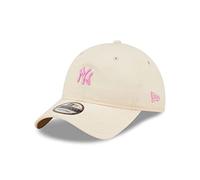New Era New York Yankees MLB Mini Logo Beige 9Twenty Unstructured Strapback Cap - One-Size